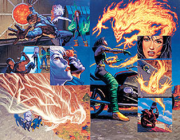 X-Men 2099 Oasis Pages 12-13, Brothers Hildebrandt