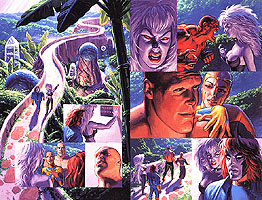 X-Men 2099 Oasis Pages 24-25, Brothers Hildebrandt