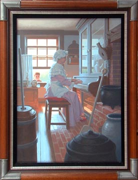 Peeking in at Mother Hubbard, Greg Hildebrandt