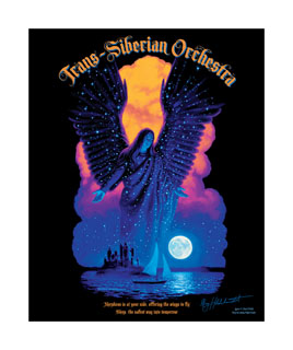 Trans-Siberian Orchestra Tour Poster 2010, Greg Hildebrandt