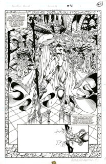 Excalibur Annual #1 p21, Audwynn Newman (penciller), Mark McKenna (inker)