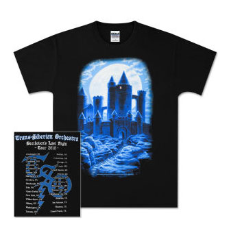 2010 TSO Castle All Over Tour T-shirt - XL, Greg Hildebrandt