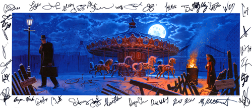 2008 TSO Program Cover - Canvas Print - SIGNED BY THE BAND MEMBERS!, Greg Hildebrandt