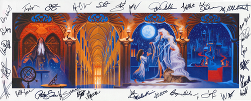 2007 TSO Program Cover - Canvas Print - SIGNED BY THE BAND MEMBERS!, Greg Hildebrandt