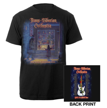 2013-2014 TSO Lost Christmas Eve Tour T-shirt - XL, Greg Hildebrandt