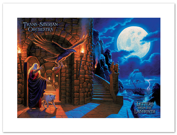 TSO - Letters from the Labyrinth - Album Poster, Greg Hildebrandt