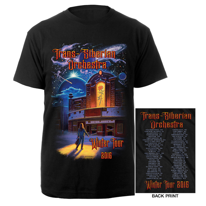 2016 TSO Winter Tour - T-Shirt - XL, Greg Hildebrandt