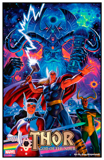 Thor - Marvel Cover Print 11x17, Greg Hildebrandt